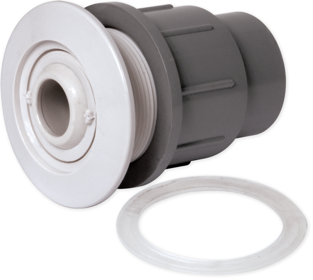 400-9557 2 In Wall Fitting Deep Socket - FIBERGLASS POOLS EQUIPMENT